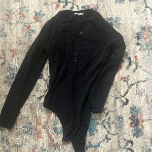 Reformation nisa knit bodysuit top